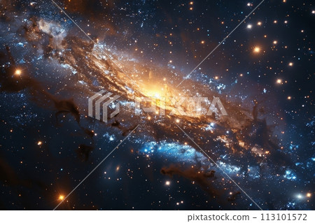 描繪恆星誕生和消亡的太空畫卷:人工智慧生成的充滿活力的無限宇宙藝術品108 描繪恆星誕生和消亡的太空畫卷:人工智慧生成的充滿活力的無限宇宙藝術品108 113101572