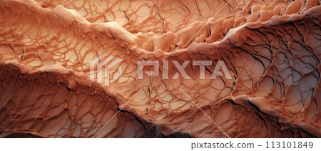 Capturing the intricate details of materials and organic surfaces through a microscope lens, Ai Generated 113101849