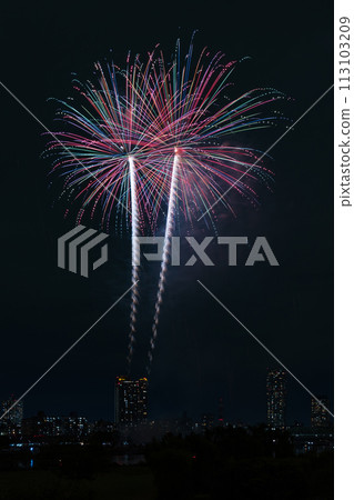 Autumn fireworks (Kawaguchi Fireworks Festival) 113103209