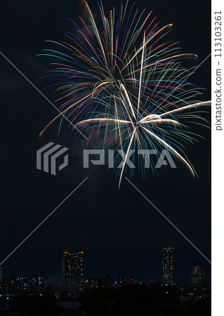 Autumn fireworks (Kawaguchi Fireworks Festival) 113103261