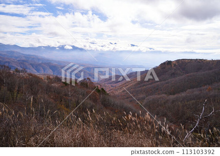 View from Kirigamine, Venus Line, Nagano Prefecture 113103392