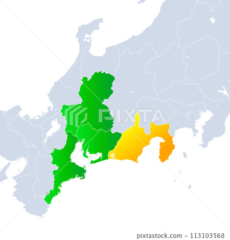 靜岡縣地圖和東海地區 靜岡縣地圖和東海地區 113103568