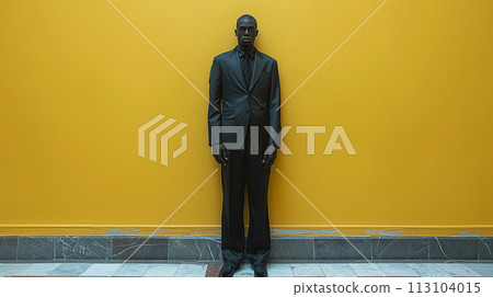 black man wearing a suit 113104015