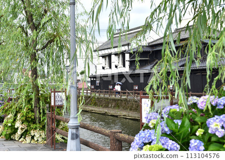 有水道的舊城區景觀 113104576