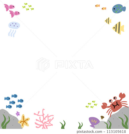 海洋生物框架 113105618
