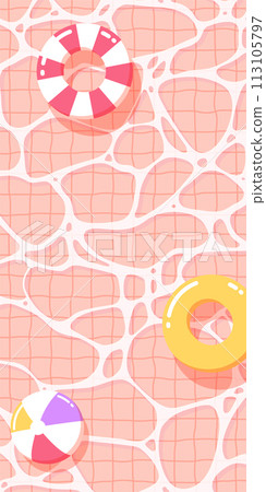 Background illustration_pool_sunset Background illustration_pool_sunset 113105797