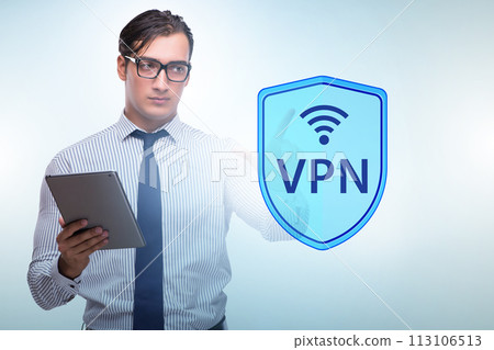 Virtual private network VPN cyber concept Virtual private network VPN cyber concept 113106513