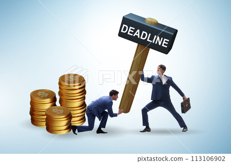 Business people in deadline concept Business people in deadline concept 113106902