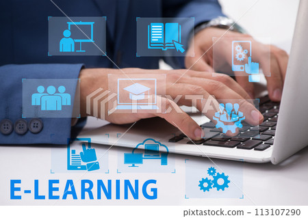 E-learning concept as modern way of education E-learning concept as modern way of education 113107290