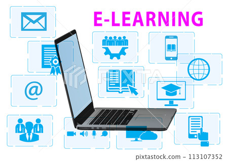 E-learning concept as modern way of education E-learning concept as modern way of education 113107352