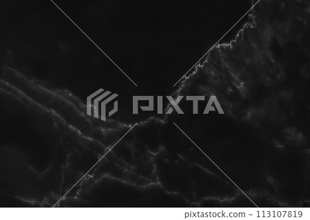 Black marble natural pattern for background, abstract natural marble black and white 113107819