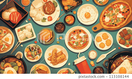 Fast food takeout image Fast food takeout image 113108144