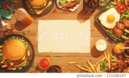 Fast food takeout image 113108147