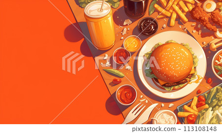 Fast food takeout image 113108148