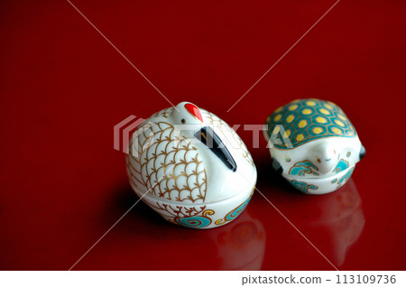 Tea utensils Tsurukame incense burner 113109736