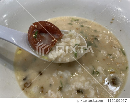 Zosui after eating chicken paitan ramen 113109957