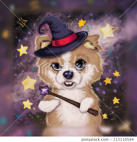 Chihuahua who made a costume of Halloween 113110584