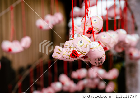 日本兵庫縣神田市:北野益心館北野益心館街。紅日粉,紅魚有趣, 日本兵庫縣神田市:北野益心館北野益心館街。紅日粉,紅魚有趣, 113113757