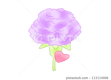 康乃馨與可愛的心 113114006