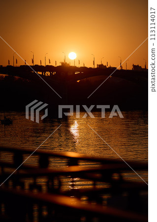 Golden Bridge Sunset 113114017