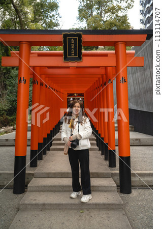 Ikuta Shrine as a shrine. Ikuta Shrine is a shrine in the central area of the Japanese shrine. 113114707