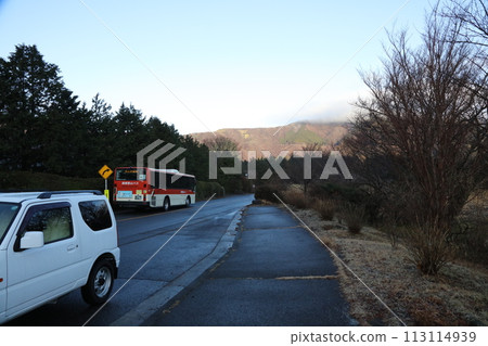 從箱根鄉村俱樂部遠眺箱根山 113114939