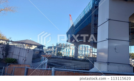 Yokohama Loop South Line_Scenery under construction January 2024_2 113115620