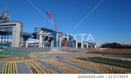 Yokohama Loop South Line_Scenery under construction January 2024_6 113115624