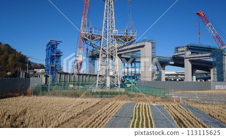 Yokohama Loop South Line_Scenery under construction January 2024_7 113115625