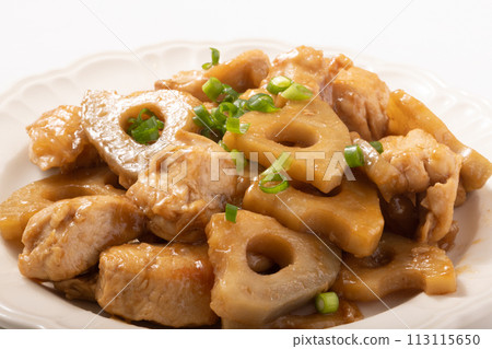 糖醋照燒雞胸肉和蓮藕 糖醋照燒雞胸肉和蓮藕 113115650