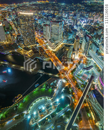 從橫濱地標塔的夜景 從橫濱地標塔的夜景 113116038