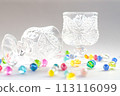 colorful marbles and glasses 113116099