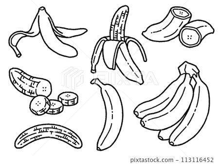 Banana illustration 113116452