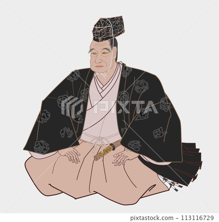 Kansei Reform Portrait (copy) of Sadanobu Matsudaira 113116729