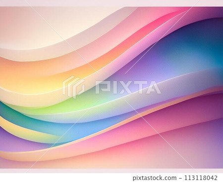 彩虹色波浪的抽象背景 113118042