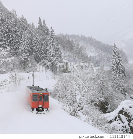 Snowy landscape Tadami line Snowy landscape Tadami line 113118144