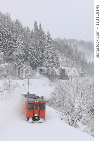 Snowy landscape Tadami line Snowy landscape Tadami line 113118145