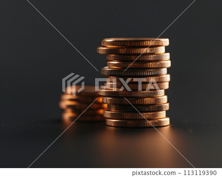 堆積的硬幣 堆積的硬幣 113119390