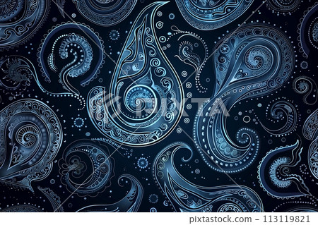 時尚圖案“AI生成圖像” 113119821