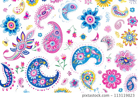 時尚的圖案、背景和設計“AI 生成圖像” 113119823