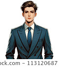 穿著西裝的男人 113120687