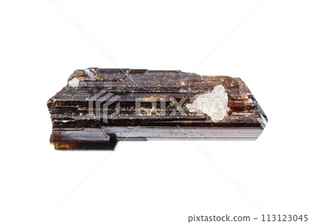 raw rutile crystal isolated on white 113123045