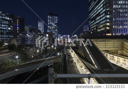 Ochanomizu, Scenery from Ochanomizu Station, Night view, Illumination, Ochanomizu Station, Train, Building 113123131