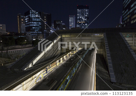 Ochanomizu, Scenery from Ochanomizu Station, Night view, Illumination, Ochanomizu Station, Train, Building 113123135