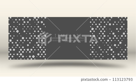 A scattering of squares. Template for the cover, book, poster, banner. The idea of interior design, prints and decorations A scattering of squares. Template for the cover, book, poster, banner. The idea of interior design, prints and decorations 113123793
