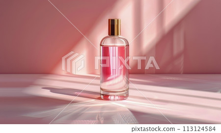 Perfume Bottle on Window Sill 113124584