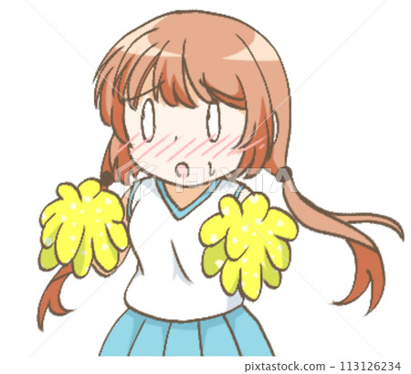 可愛的女孩插圖 113126234