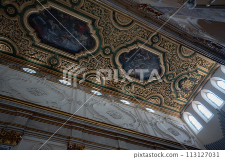 Ceiling inside the Amalfi Cathedral Ceiling inside the Amalfi Cathedral 113127031