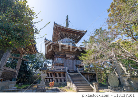 [No. 1 Fudasho] 1st Ryozen Temple Tahoto [四國88個地方] 113127101
