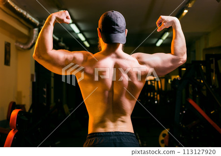 Artistic Fitness on a black background 113127920